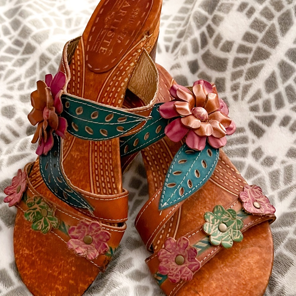 Spring Step L’Artiste Leather Sandals